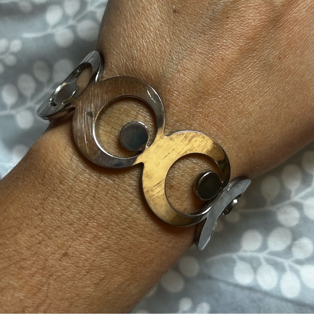 Newbridge Silverware Silver Cuff Bracelet - Picture 2 of 5